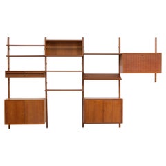 Poul Cadovius Royal System Modular Teak Wall Unit, Denmark, 1960s