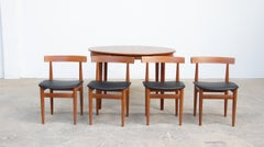 Hans Olsen for Frem Røjle, “Roundette” Extendable Dining Set in Teak, Denmark.