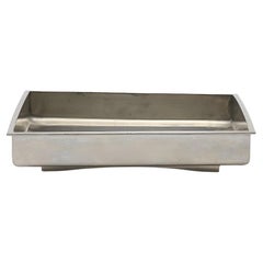 Antique Ruhlmann Nickel-Plated Brass Placeholder