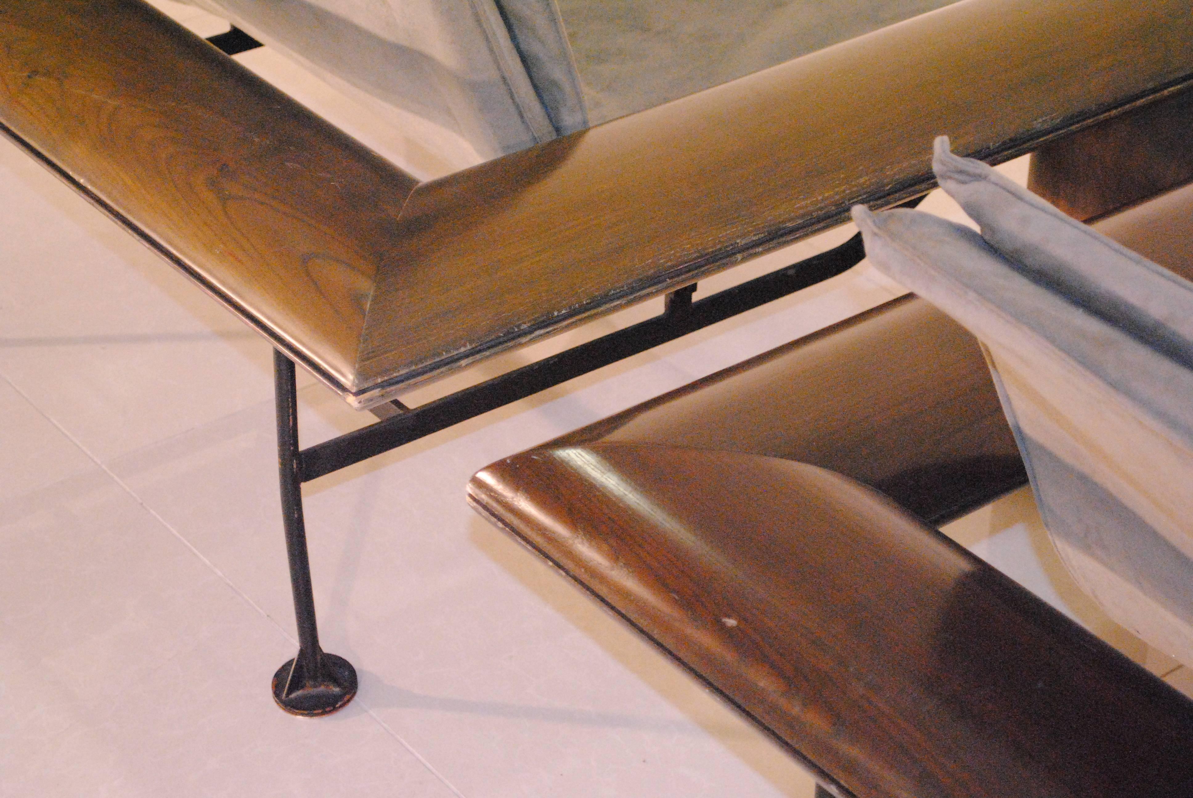 Rare Pair of Armchairs by Jean-Louis Berthet for Berthet-Pochy, France, 1980s For Sale 2