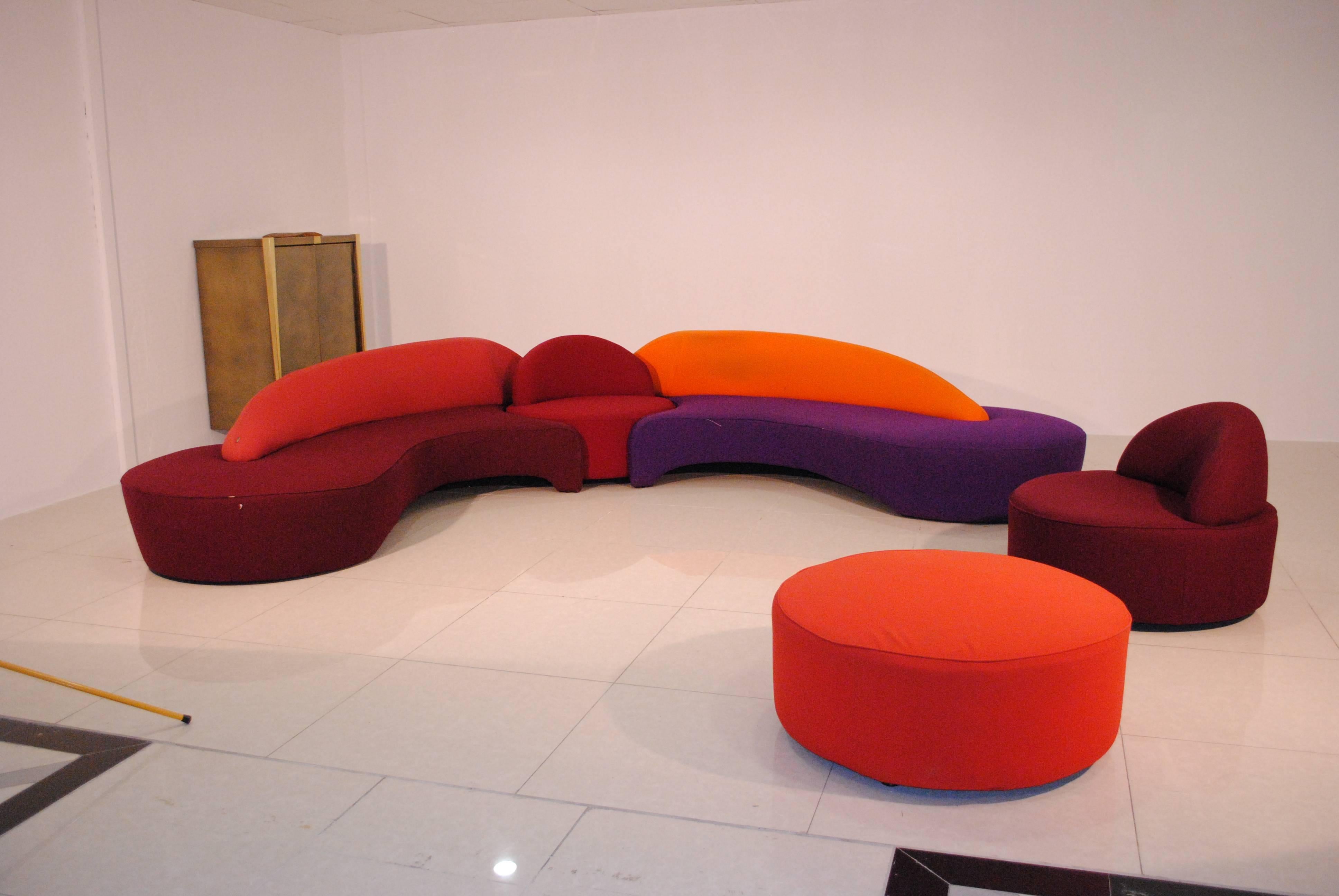 Spectacular 'Comet' Lounge Set by Vladimir Kagan In Good Condition In Saint-Ouen, FR