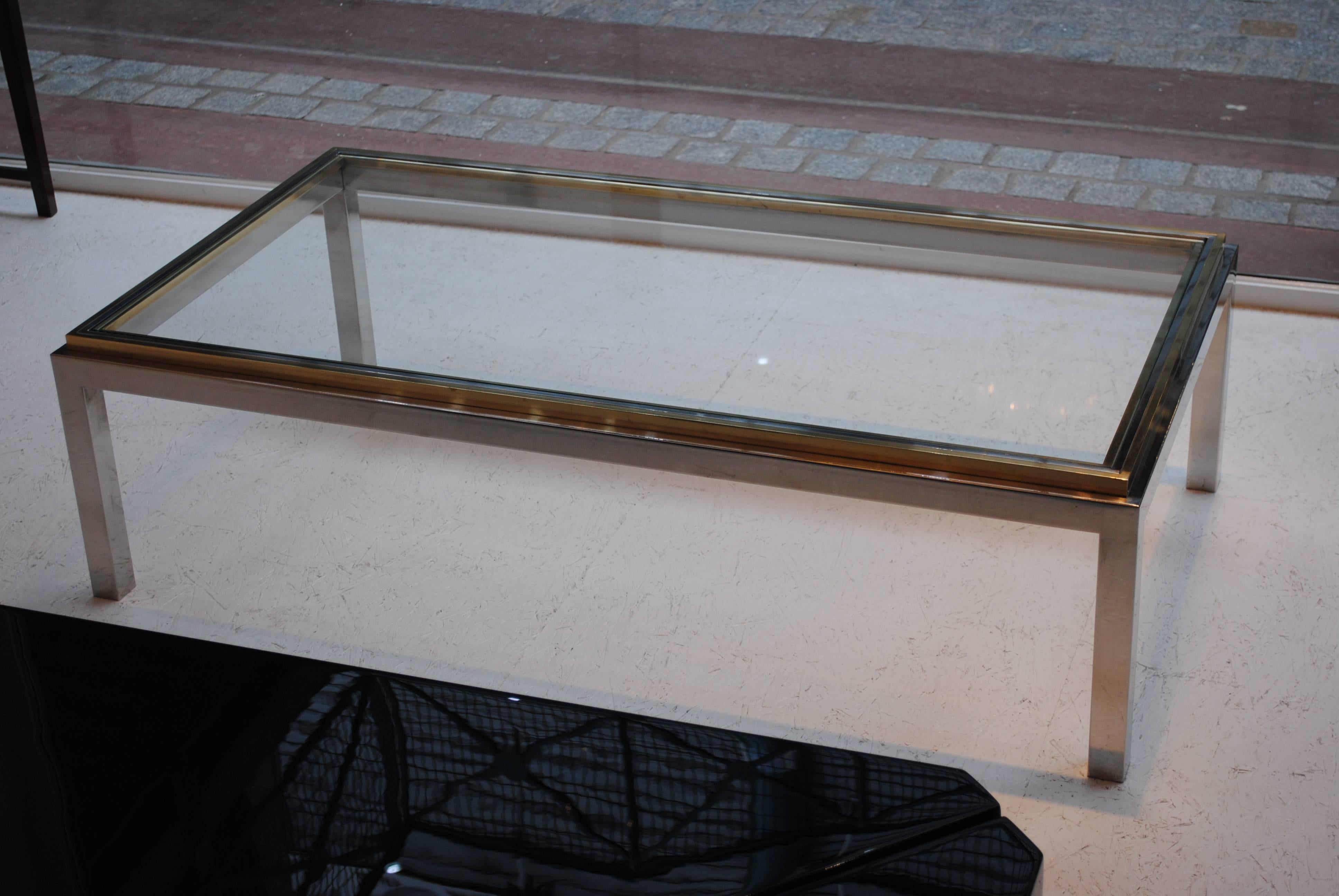 'Flaminia' Coffee Table by Willy Rizzo For Sale 3