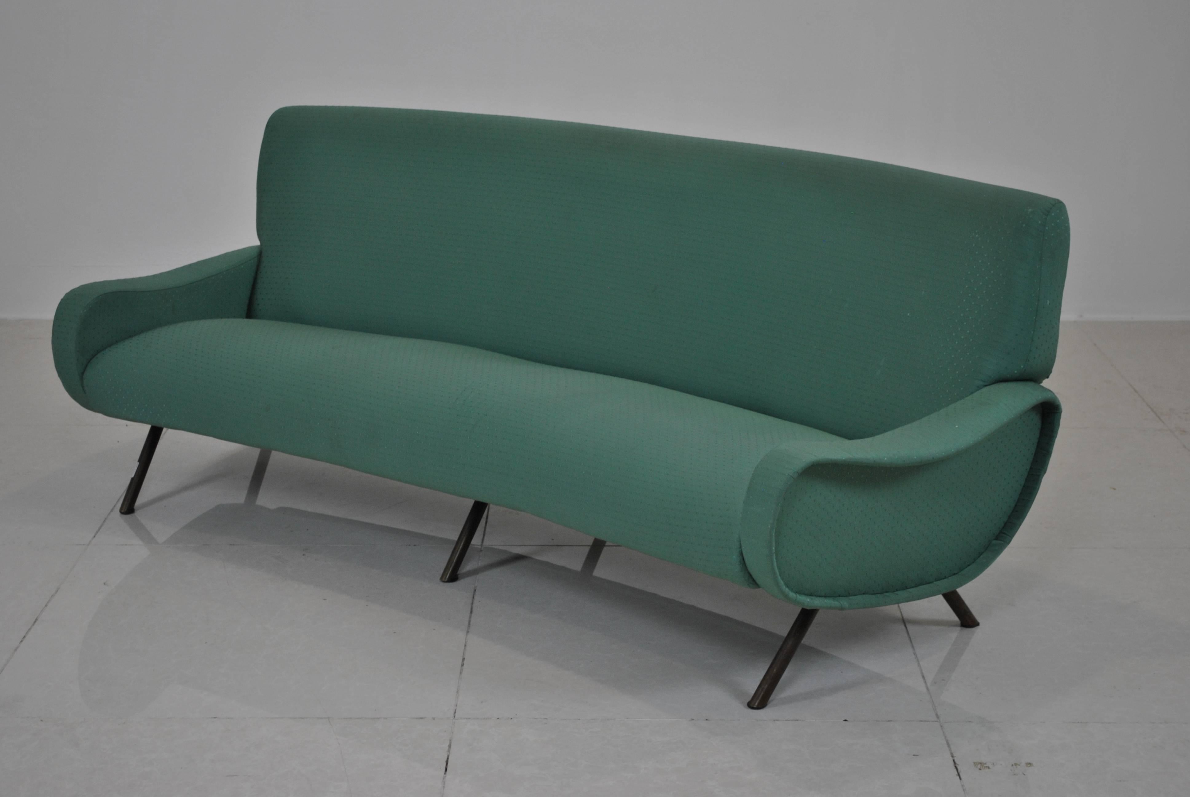 Rare Curved Sofa by Marco Zanuso for Arflex, 1950s 3