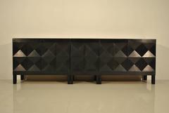 Spectacular Five-Door Brutalist Sideboard by De Coene Frères, Belgium, 1960s
