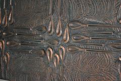 Large Brutalist Wall Sculpture by Schneider Metallkunst, Germany