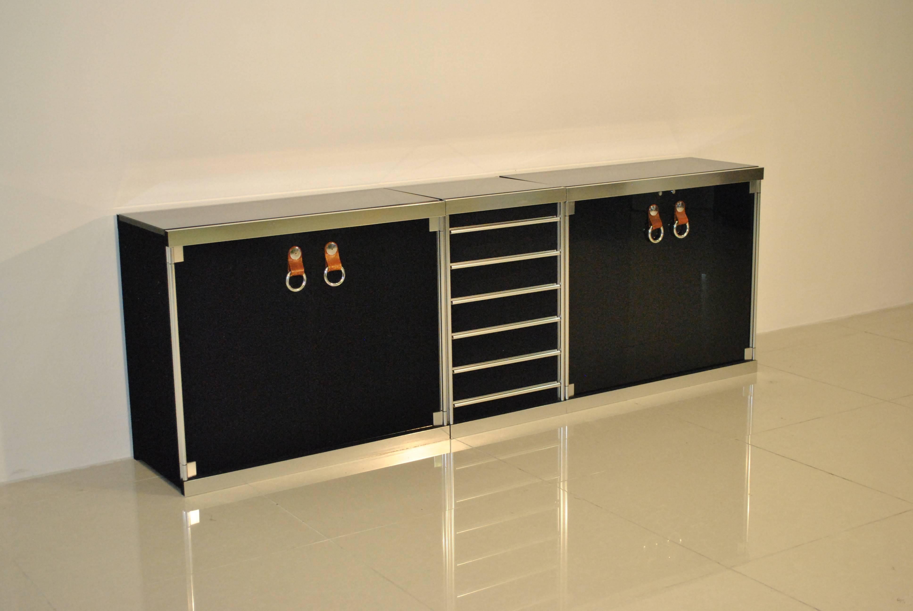 Rare Sideboard by Guido Faleschini for Hermès, 1970s In Good Condition For Sale In Saint-Ouen, FR