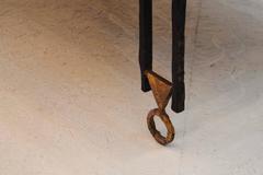 Brutalist Wrought Iron Coffee Table by Jean-Jacques Argueyrolles, France 1990s