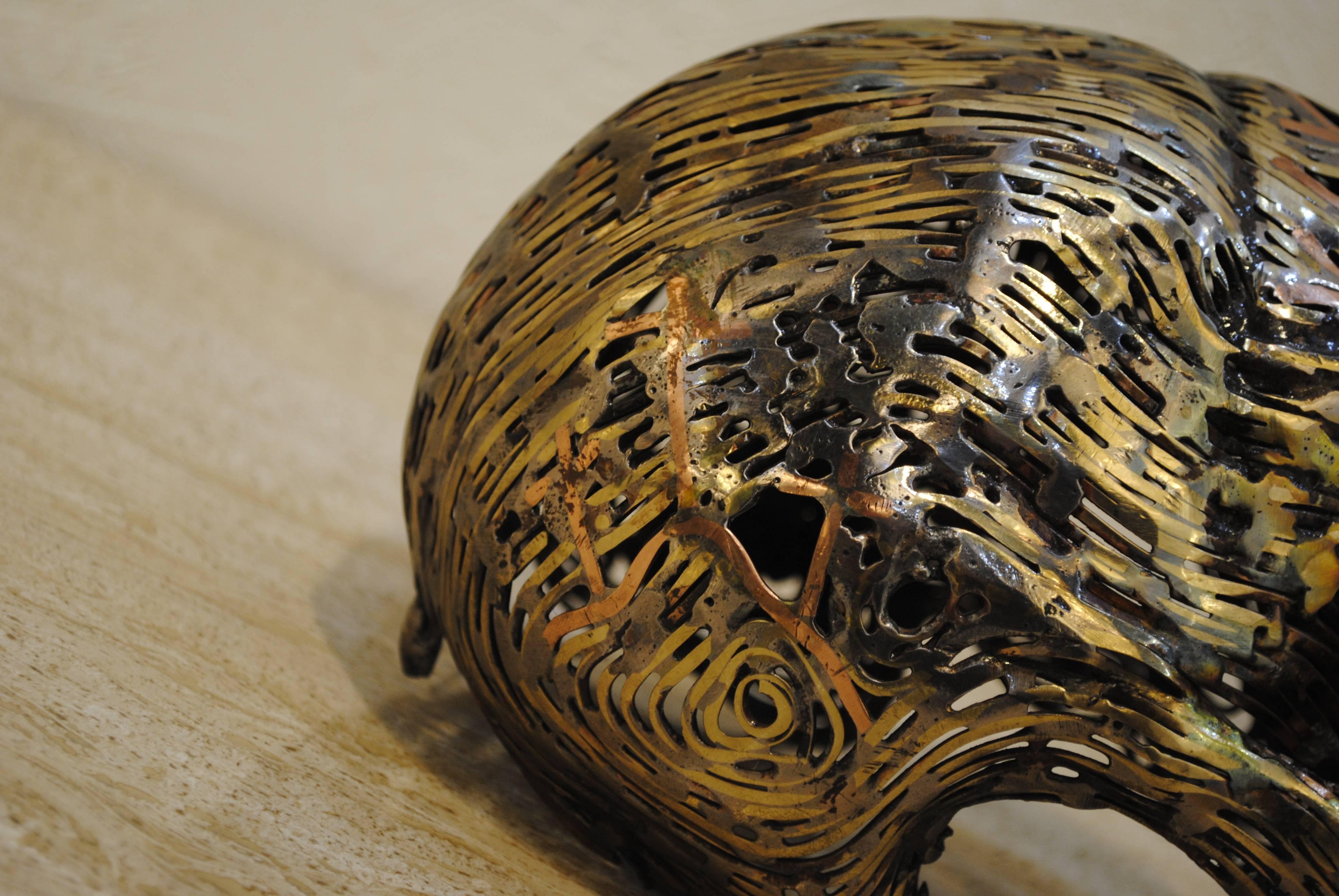 'Golgotha' Skull Sculpture by Romain de Souza, France, 2015 4