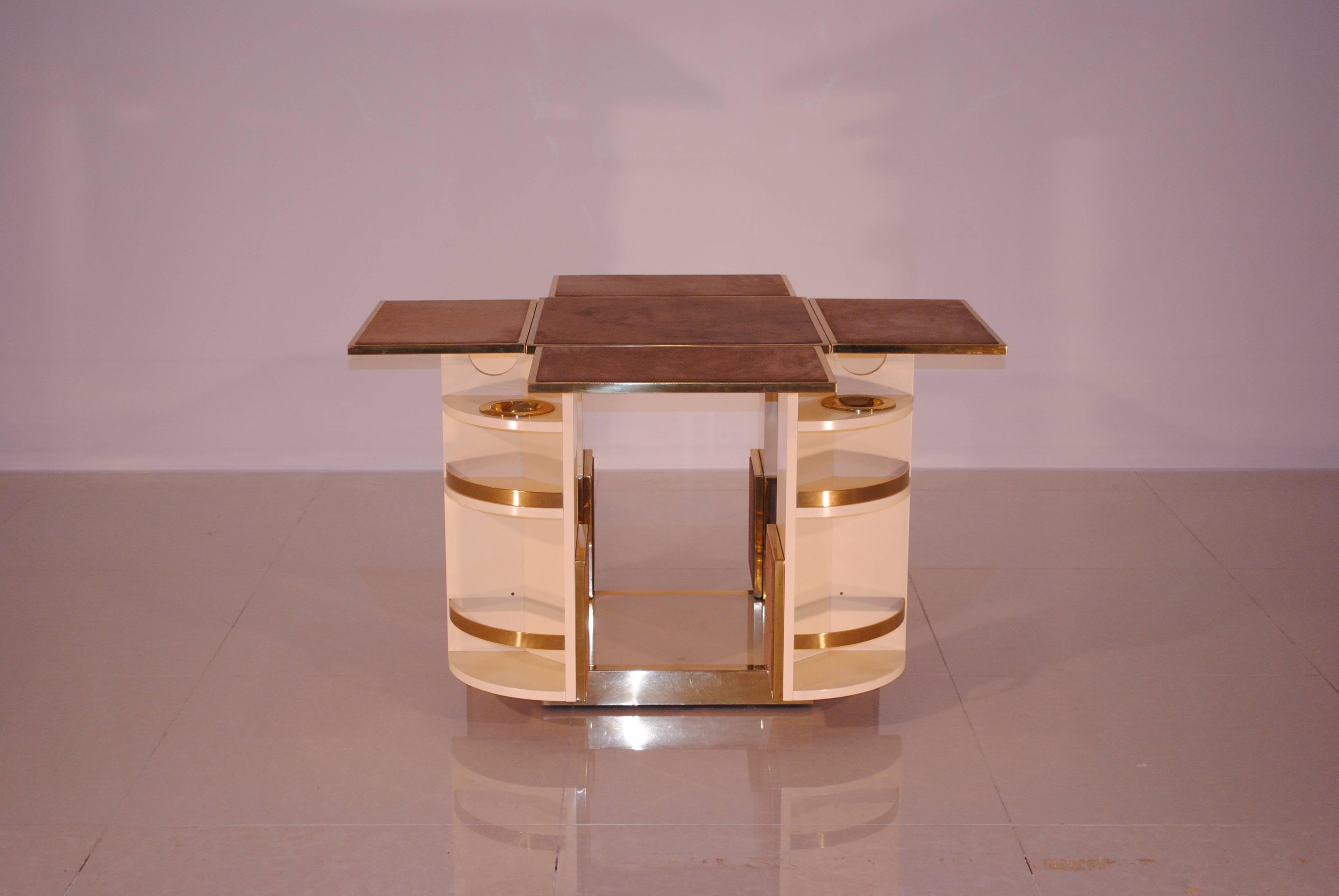 Italian Important Games Table 'Cubo' by Renato Meneghetti, Italy, circa 1976