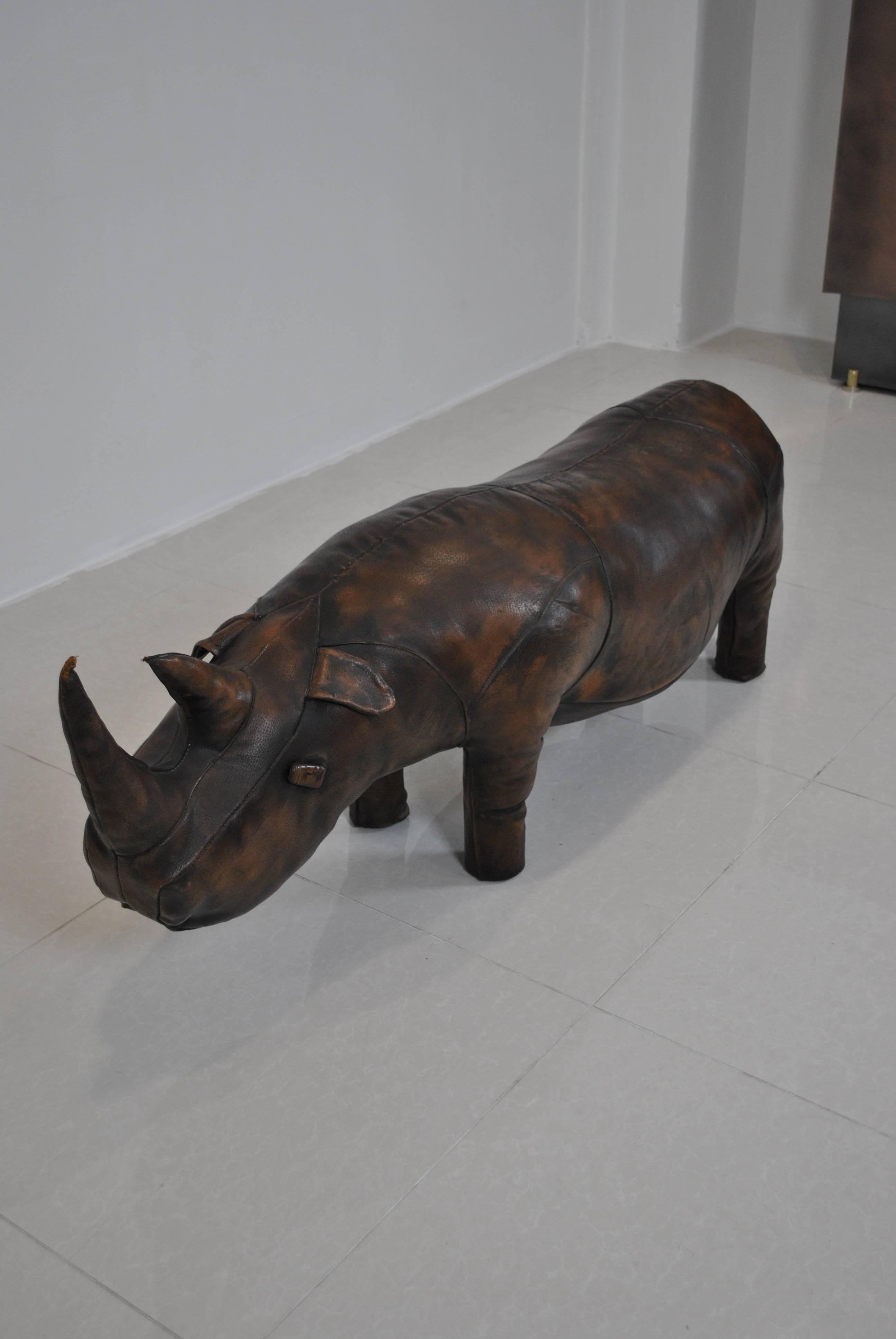 English Giant Dimitri Omersa Rhinoceros Bench for Liberty & Co, Great Britain, 1960s