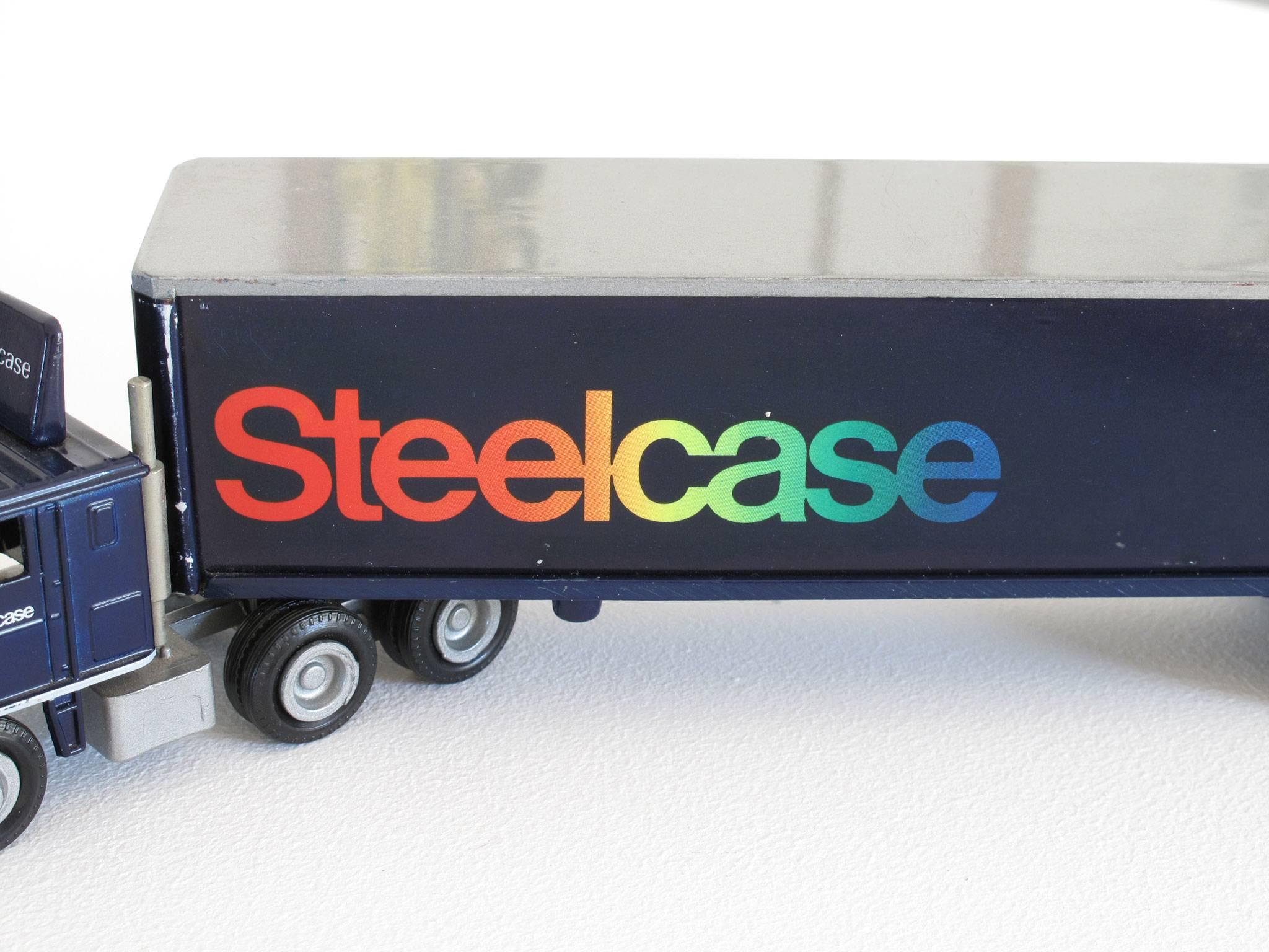 20th Century Vintage Steelcase Furniture Toy Truck For Sale