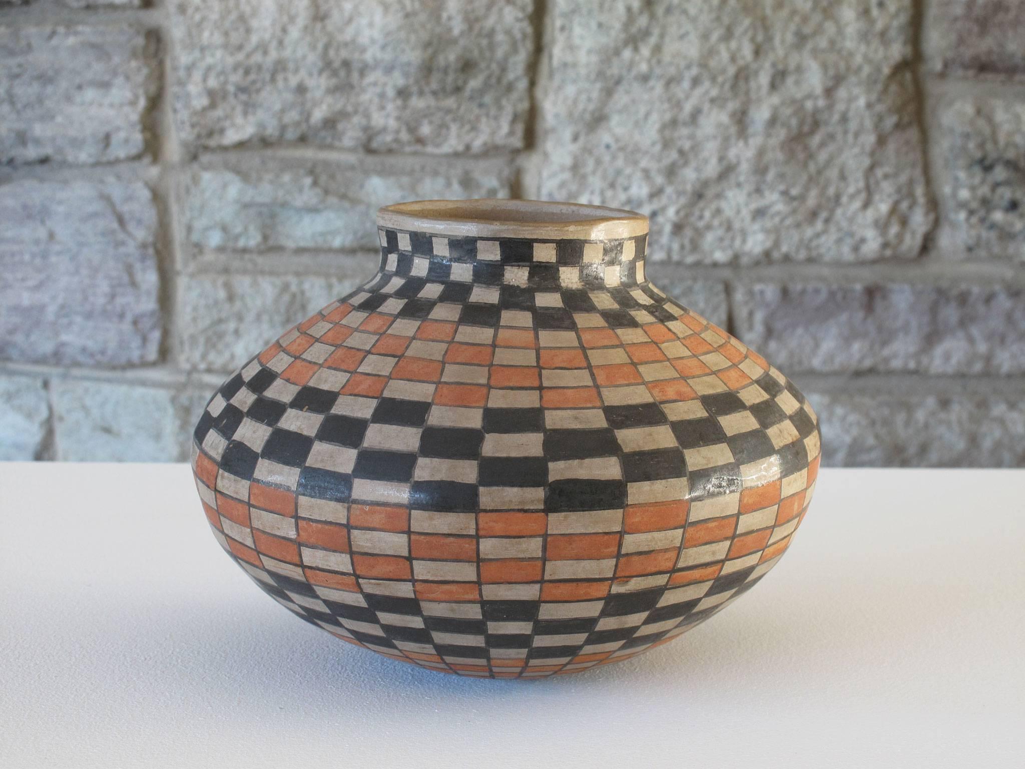 Emeterio Ortiz R Glazed Ceramic Vessel For Sale 2