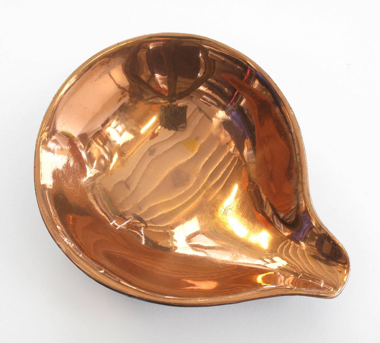 Set of Three Ben Seibel Biomorphic Copper Nesting Objects, 1950s For Sale 2