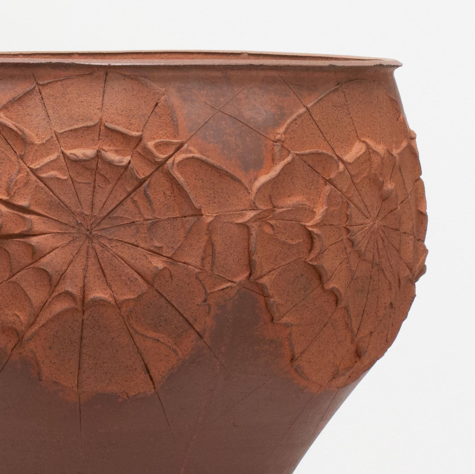 Mid-Century Modern David Cressey Pro Artisan Collection 'Solar' Design Ceramic Planter, 1960s For Sale