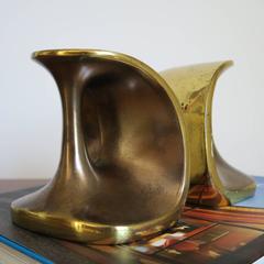 Pair of Brass Bookends by Ben Seibel, 1950s