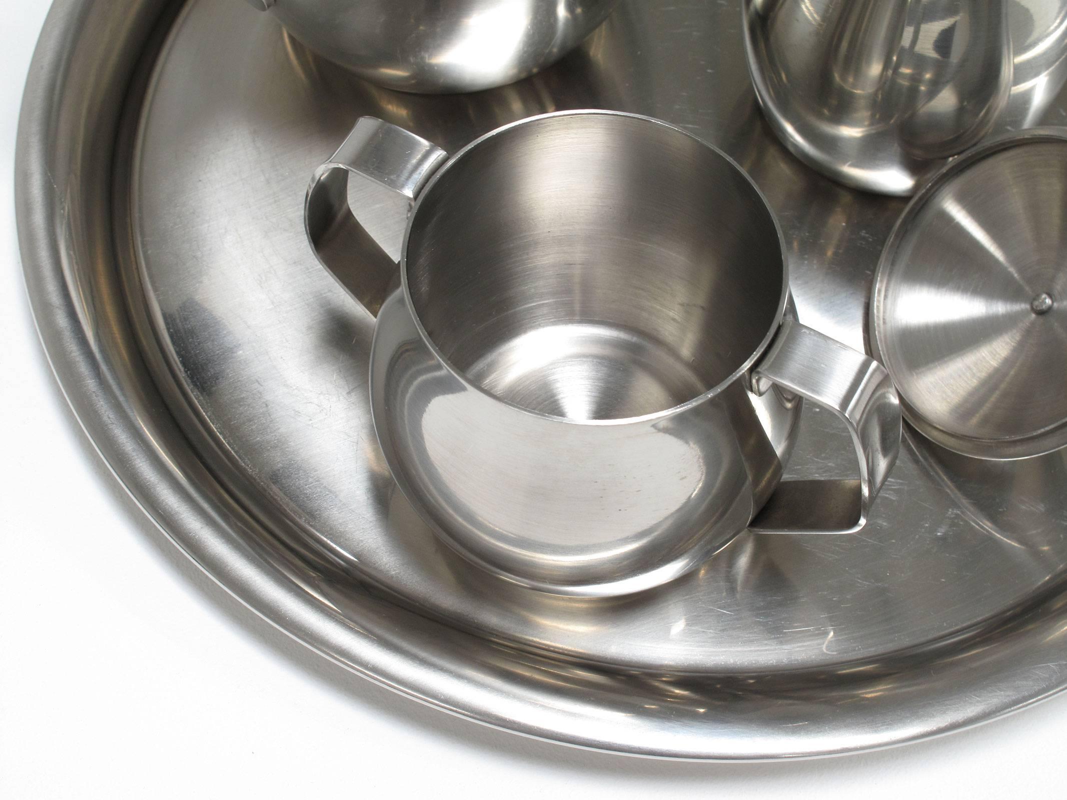 Stainless Steel Serving Set by Reed & Barton, 1960s For Sale 2