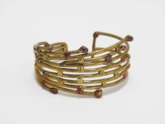 Handmade Vintage Copper and Brass Cuff Bracelet