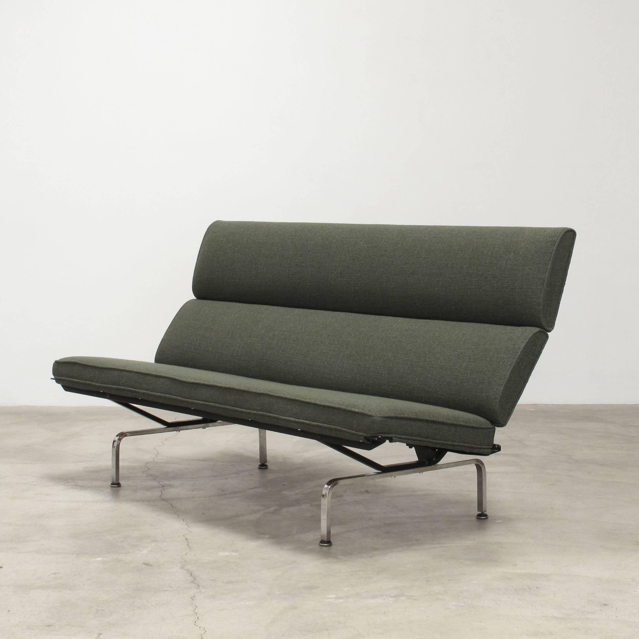 Mid-Century Modern Charles and Ray Eames 'Sofa Compact, ' 1960s For Sale