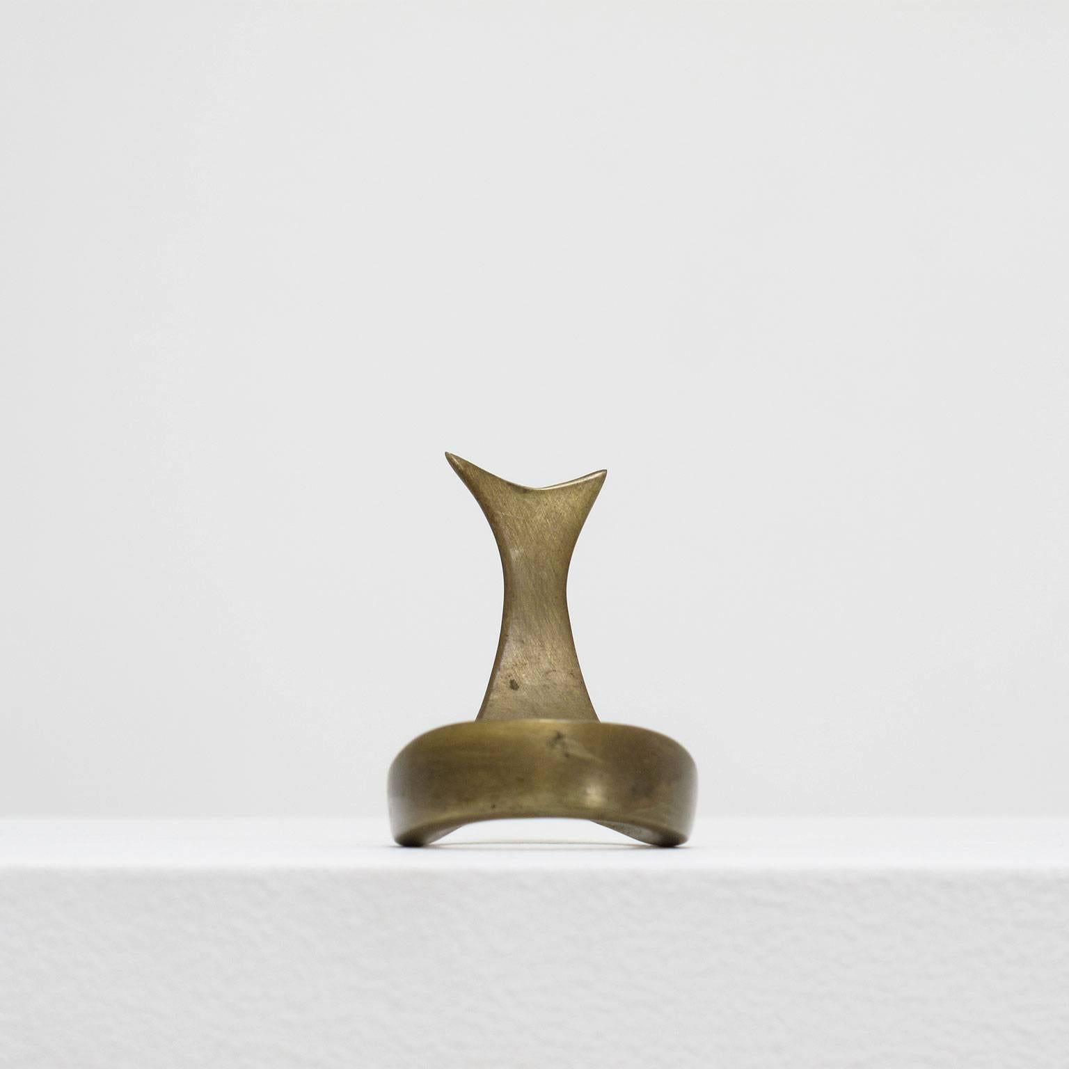 Solid Brass Pipe Rest, 1960s For Sale 3