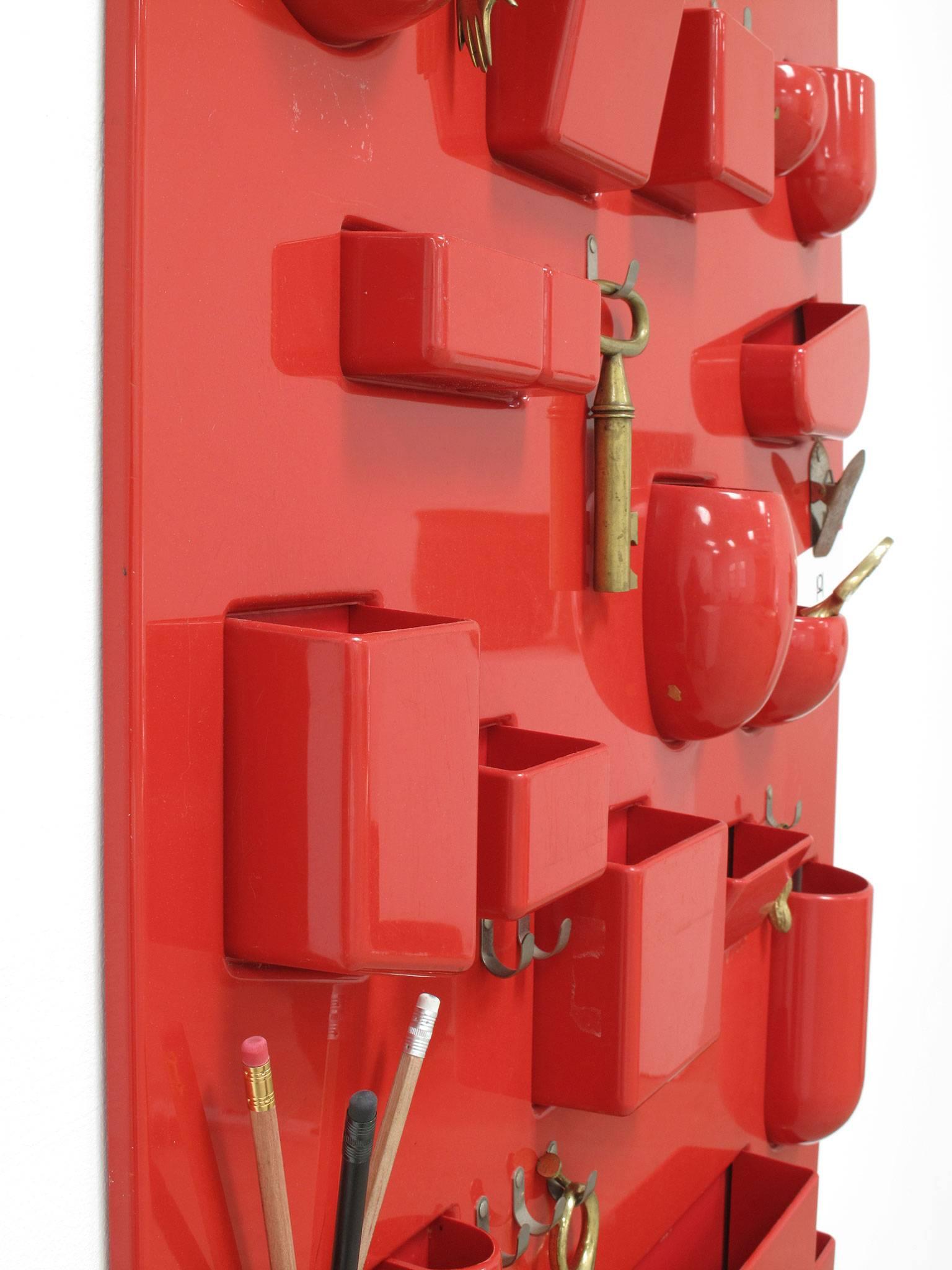 Molded Dorothee Maurer-Becker 'Uten.Silo' Wall Organizer, 1970s For Sale