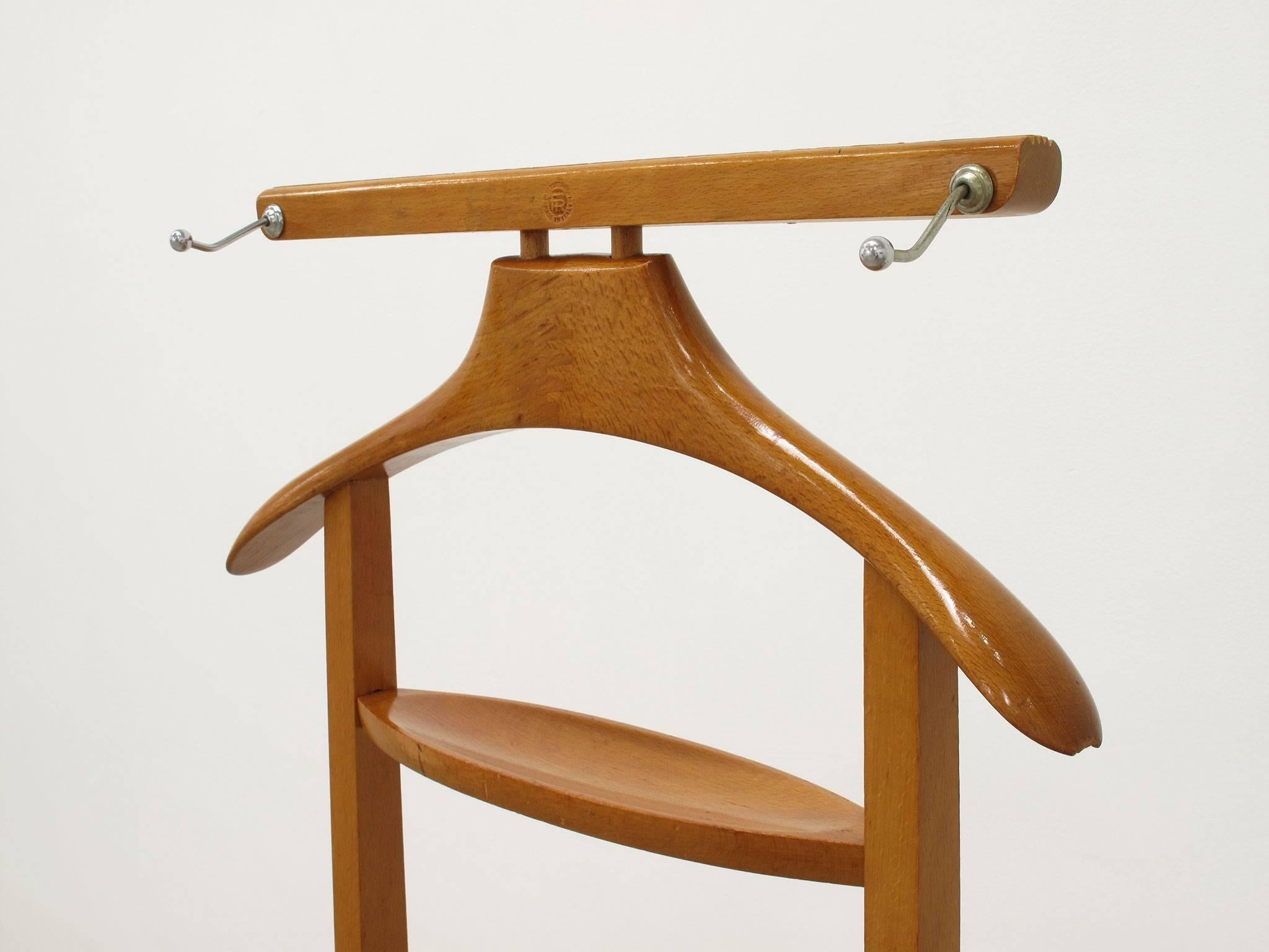 Wood Valet, Italy, 1960s In Good Condition In Los Angeles, CA