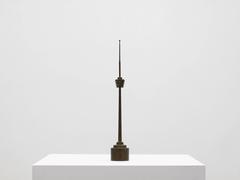 Modernist Communication Tower, Solid Brass, Germany