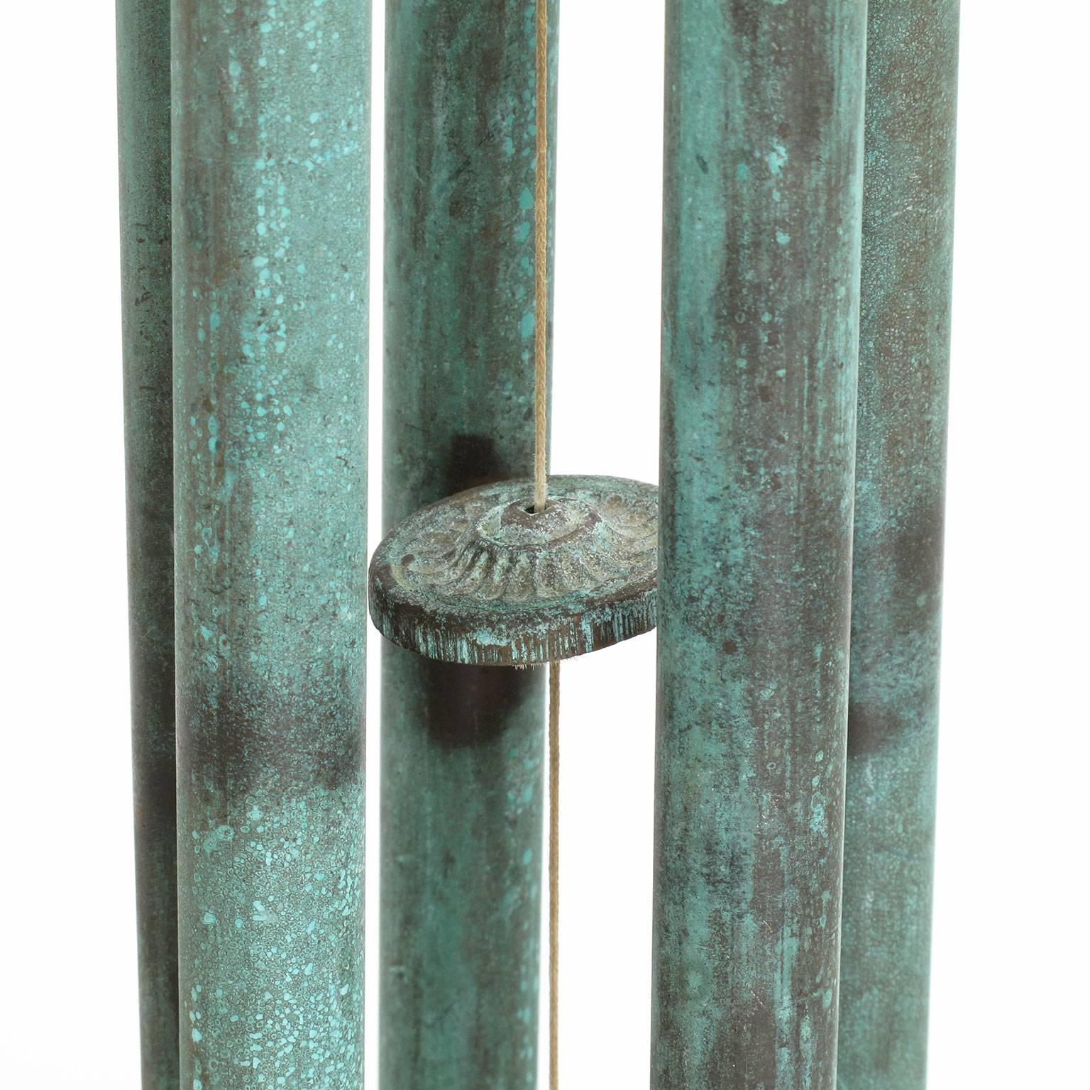 Mid-Century Modern Modernist Solid Brass Wind Chimes