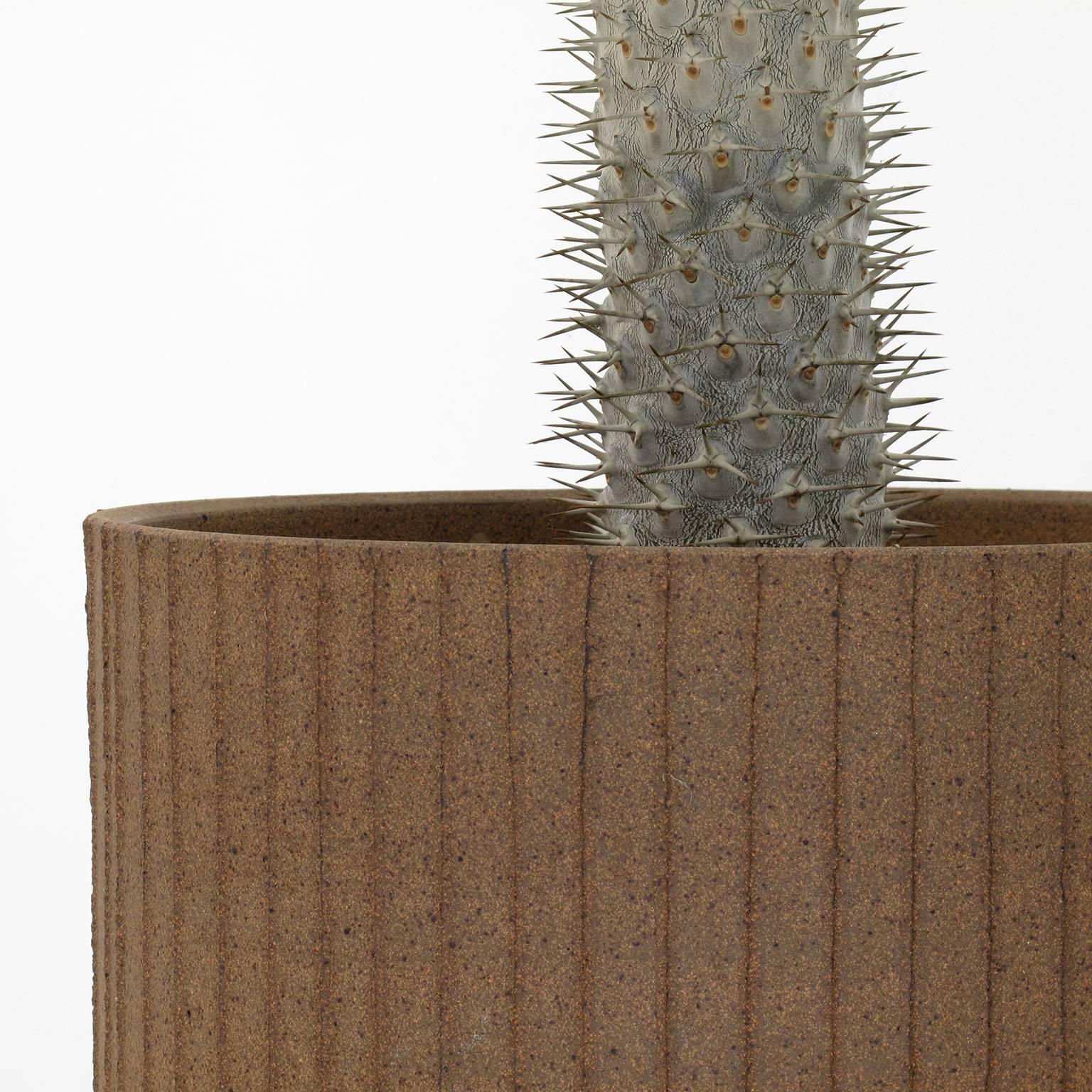American David Cressey Ceramic Planter, 'Lines' Design, 1960s For Sale