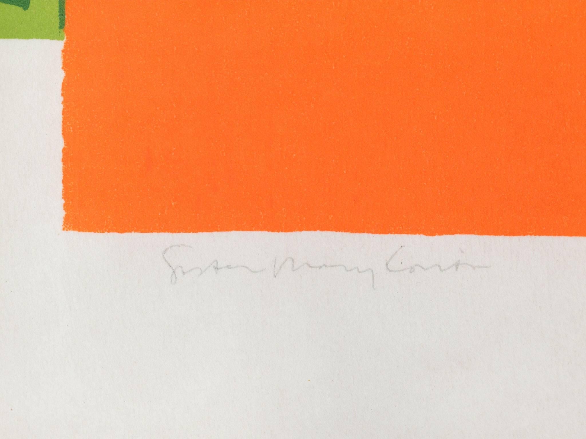 American Sister Mary Corita Kent 'green up', 1966, Signed Serigraph