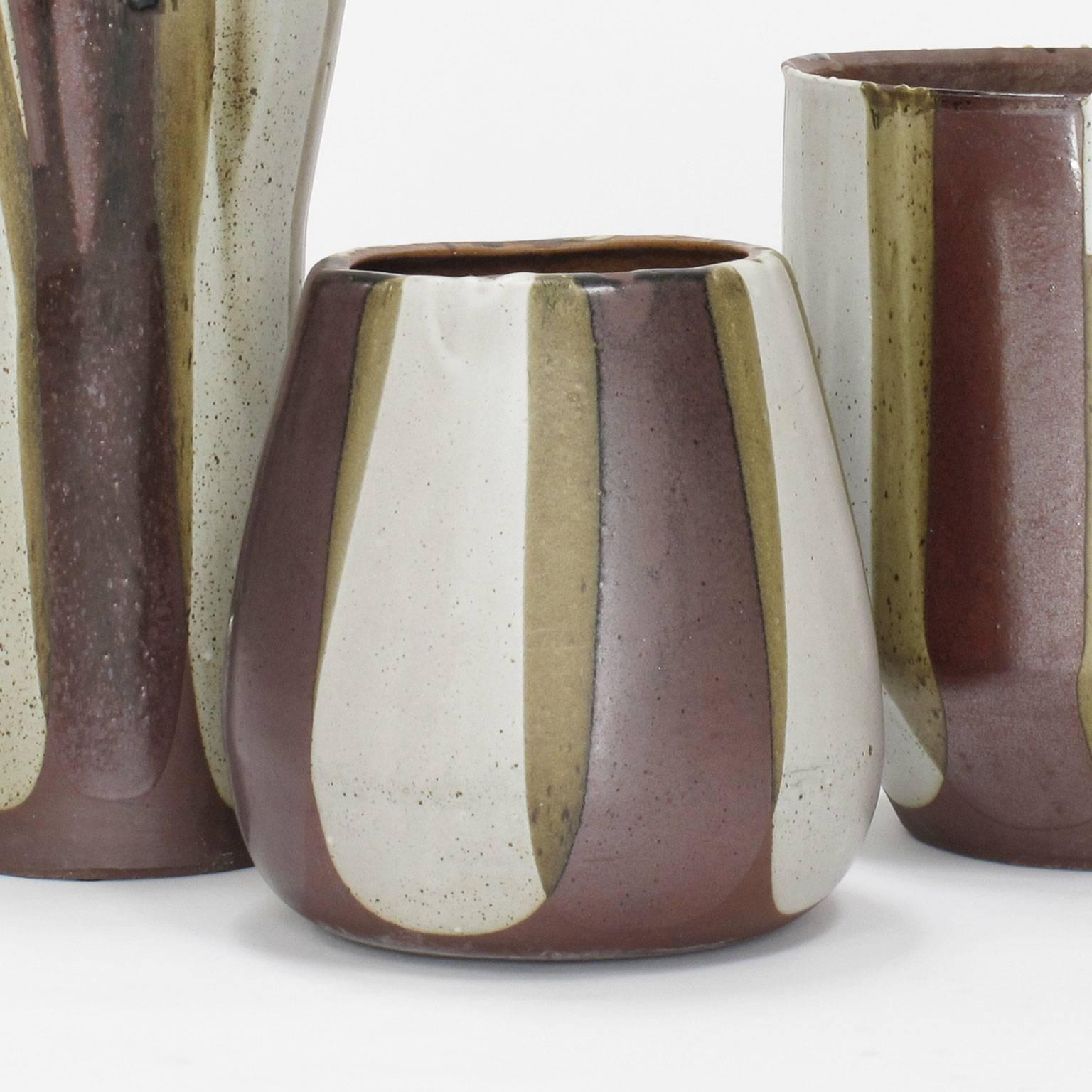 David Cressey Pro Artisan Collection 'Flame' Glaze Design Ceramic Planter, 1960s For Sale 3