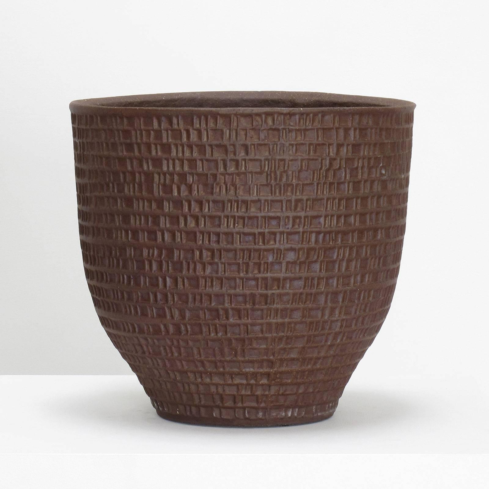 20th Century David Cressey Pro Artisan Collection 'Rectangle' Design Ceramic Planter, 1960s For Sale