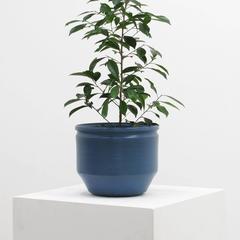 David Cressey and Robert Maxwell Ceramic Planter, Glazed Blue, 1970s