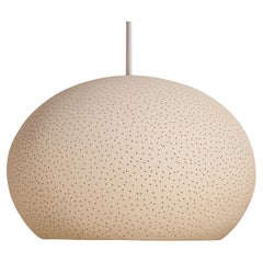 Claylight 12" Pendant Dot: Handmade Ceramic Contemporary Light, Cozy Atmosphere
