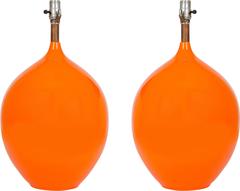 Pareja de lámparas de cerámica, hacia 1960, estilo Jacques and Dani Ruelland