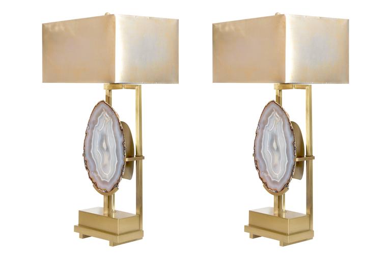 agate table lamp