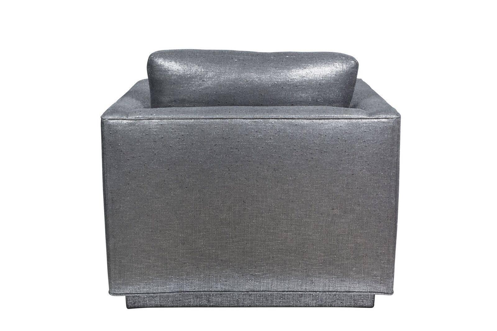 Pareja de sillones Club diseñados por Arthur Elrod Estadounidense en venta