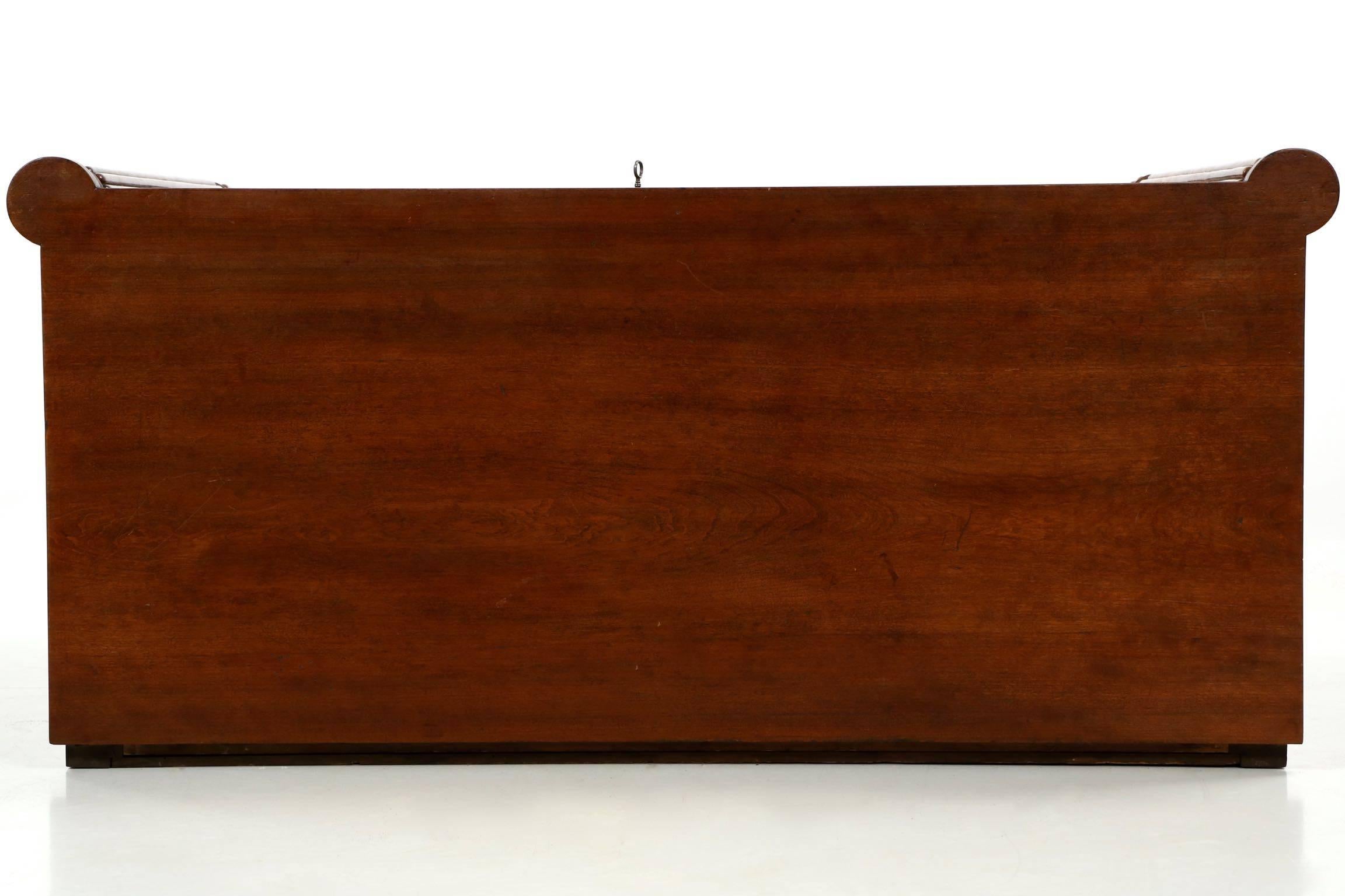 American Federal Mahogany Sideboard Cupboard Antique Chest of Drawers 2