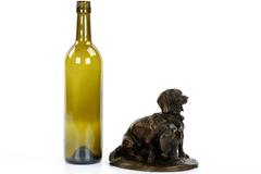 Fine Emmanuel Fremiet French Bronze Sculpture of Two Basset Hounds, circa 1850