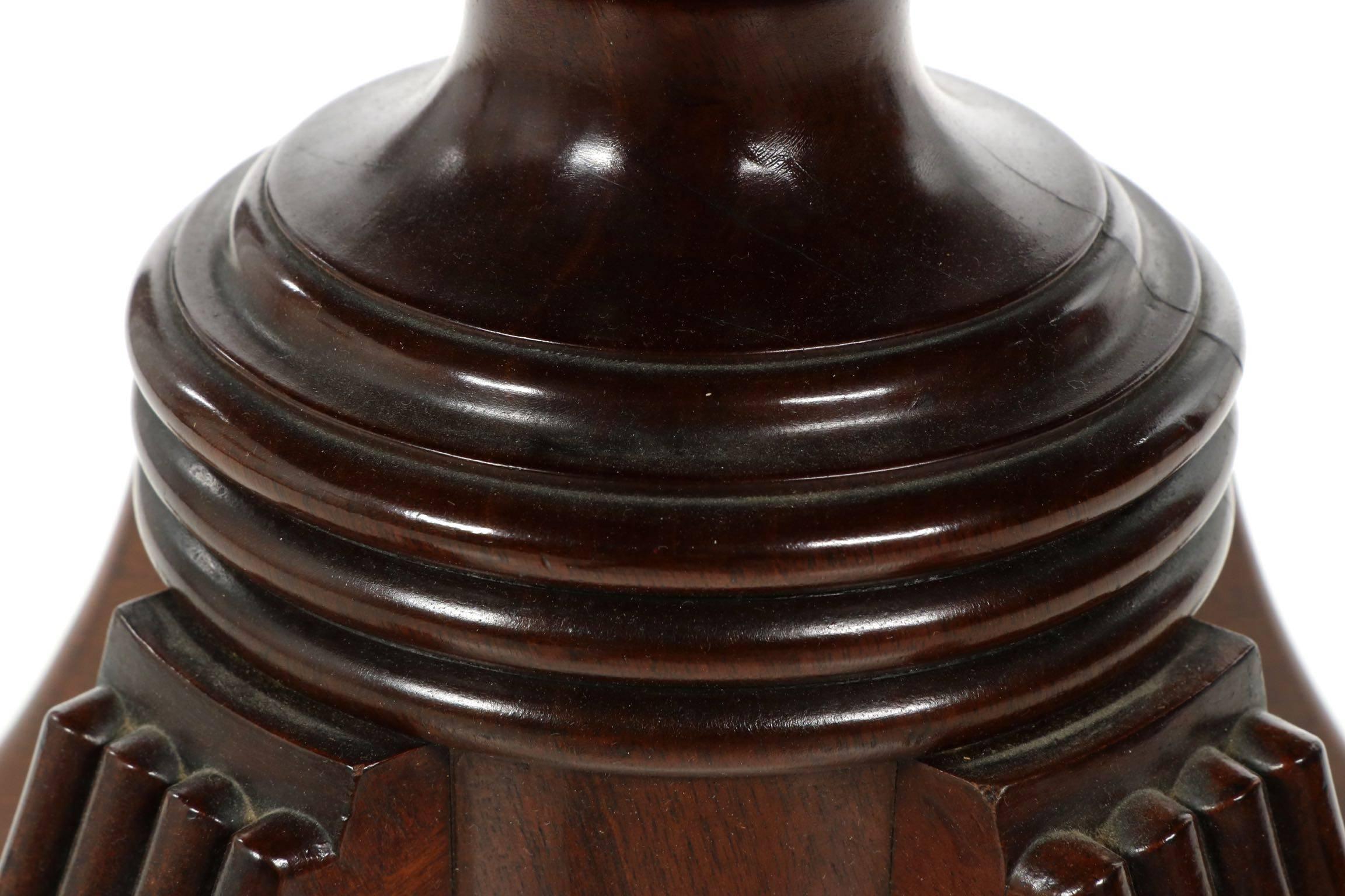 Fine American Classical Mahogany Flip-Top Card Table, Baltimore, circa 1830 4