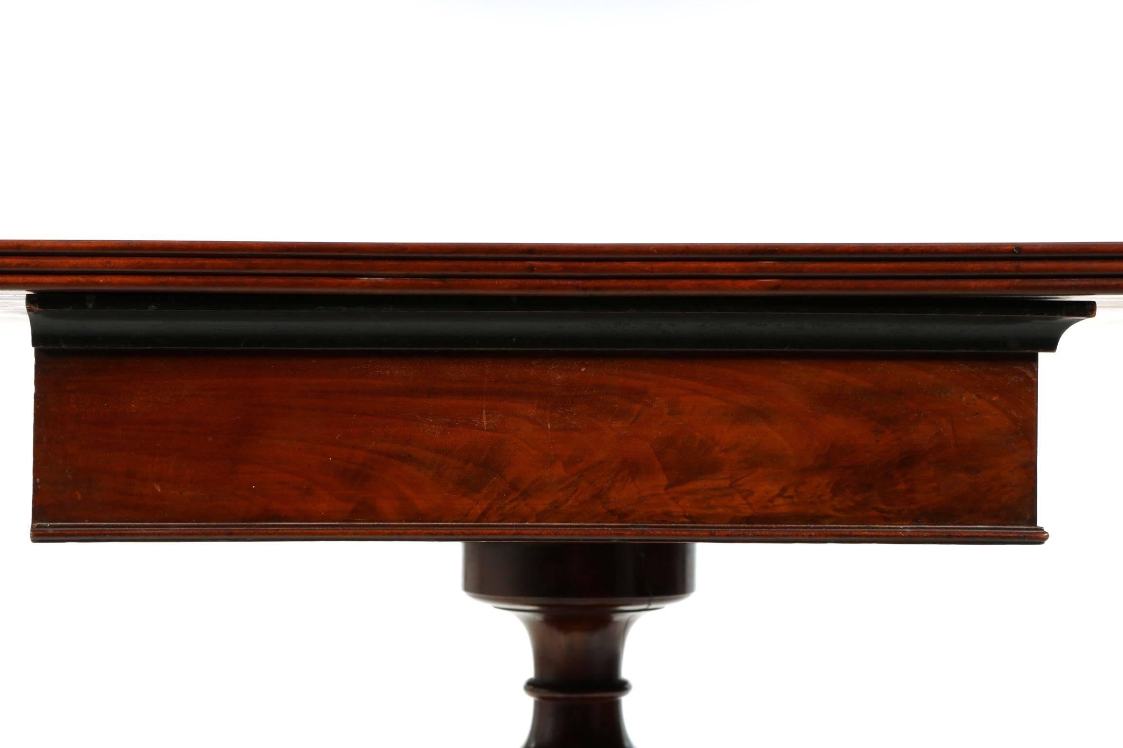 Fine American Classical Mahogany Flip-Top Card Table, Baltimore, circa 1830 In Excellent Condition In Shippensburg, PA