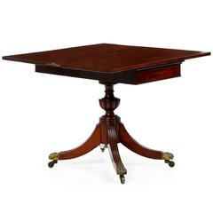 Fine American Classical Mahogany Flip-Top Card Table, Baltimore, circa 1830