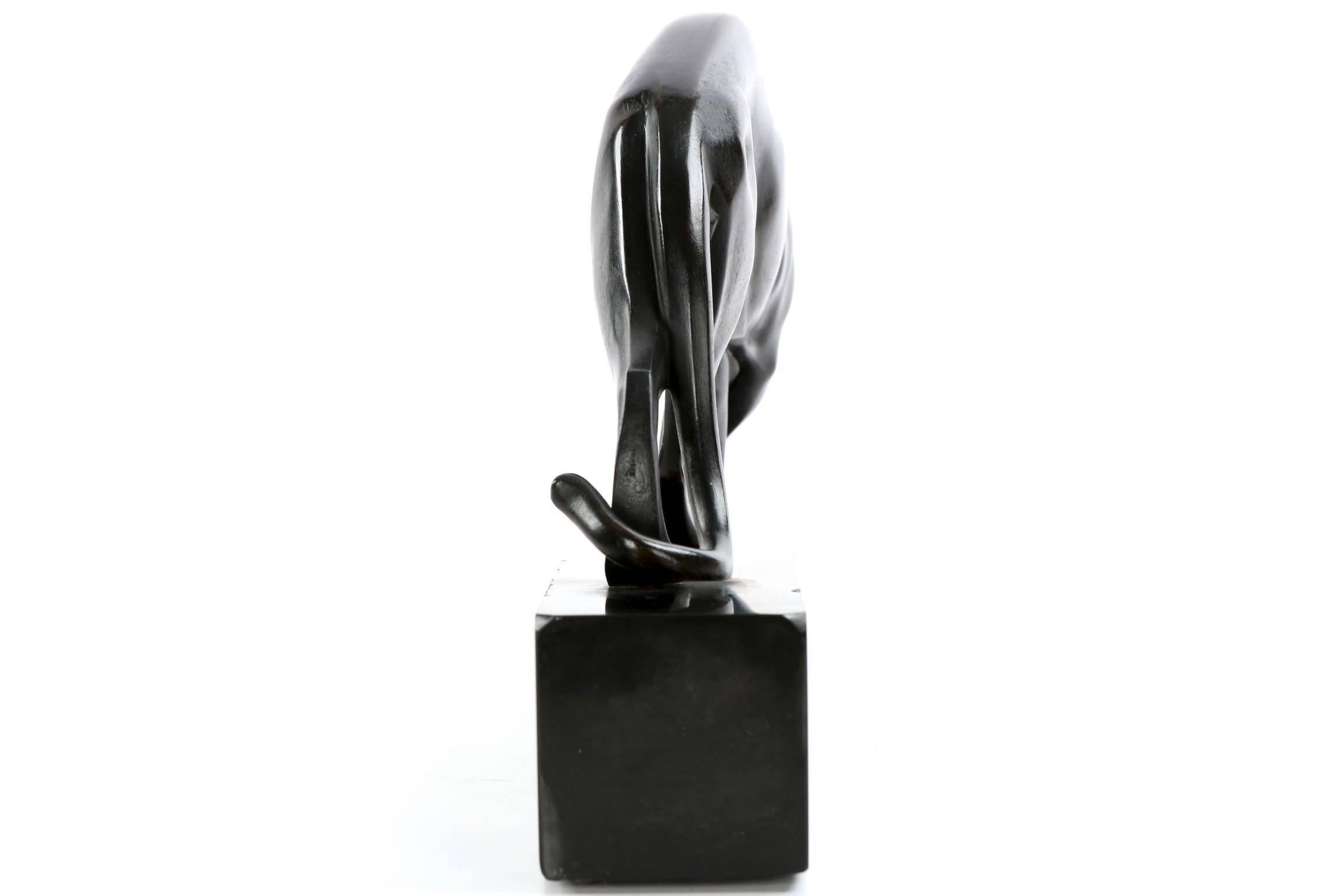 Art déco Authentique sculpture en bronze de Maurice Prost 