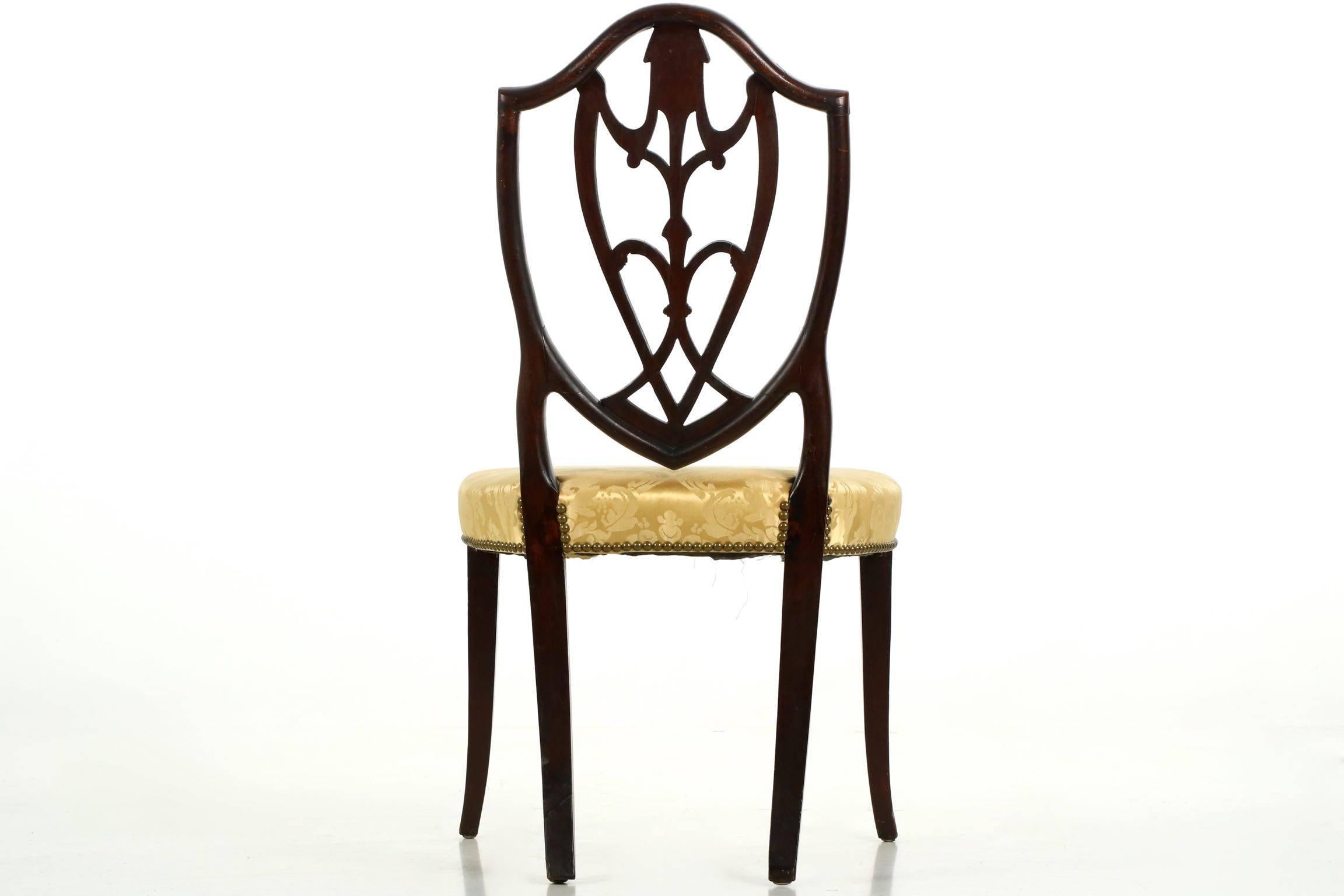 Exceptional American Federal Mahogany Side Chair, New York, circa 1790 2