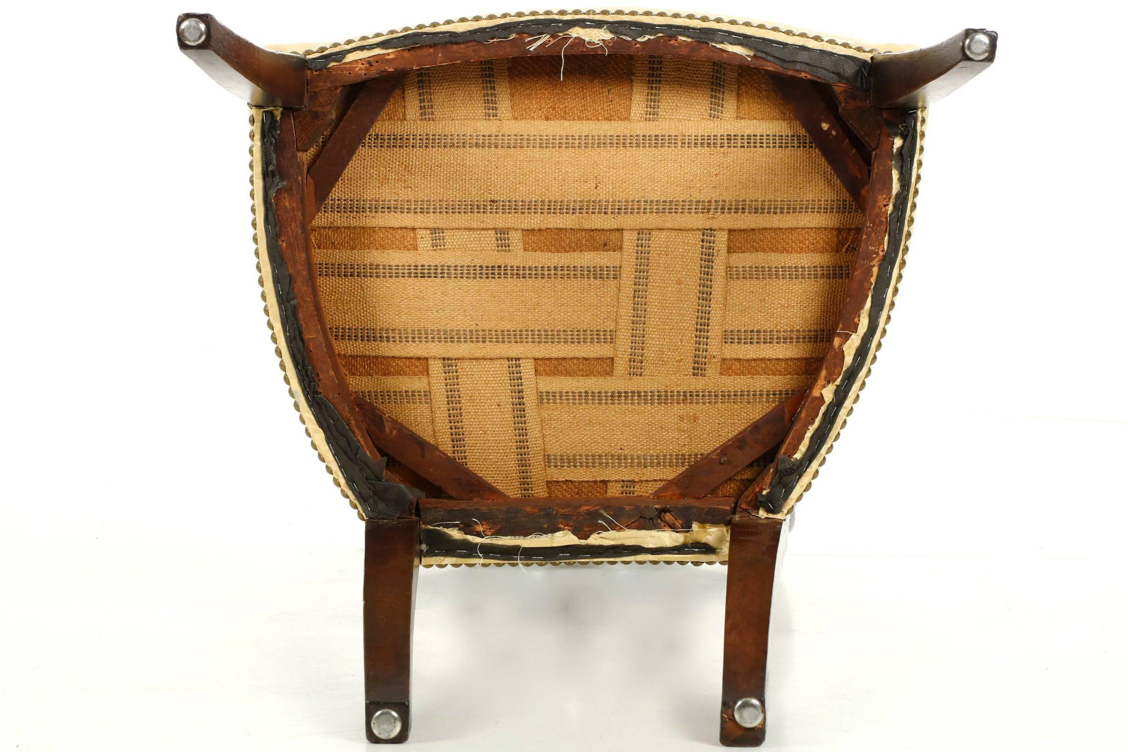 Exceptional American Federal Mahogany Side Chair, New York, circa 1790 5