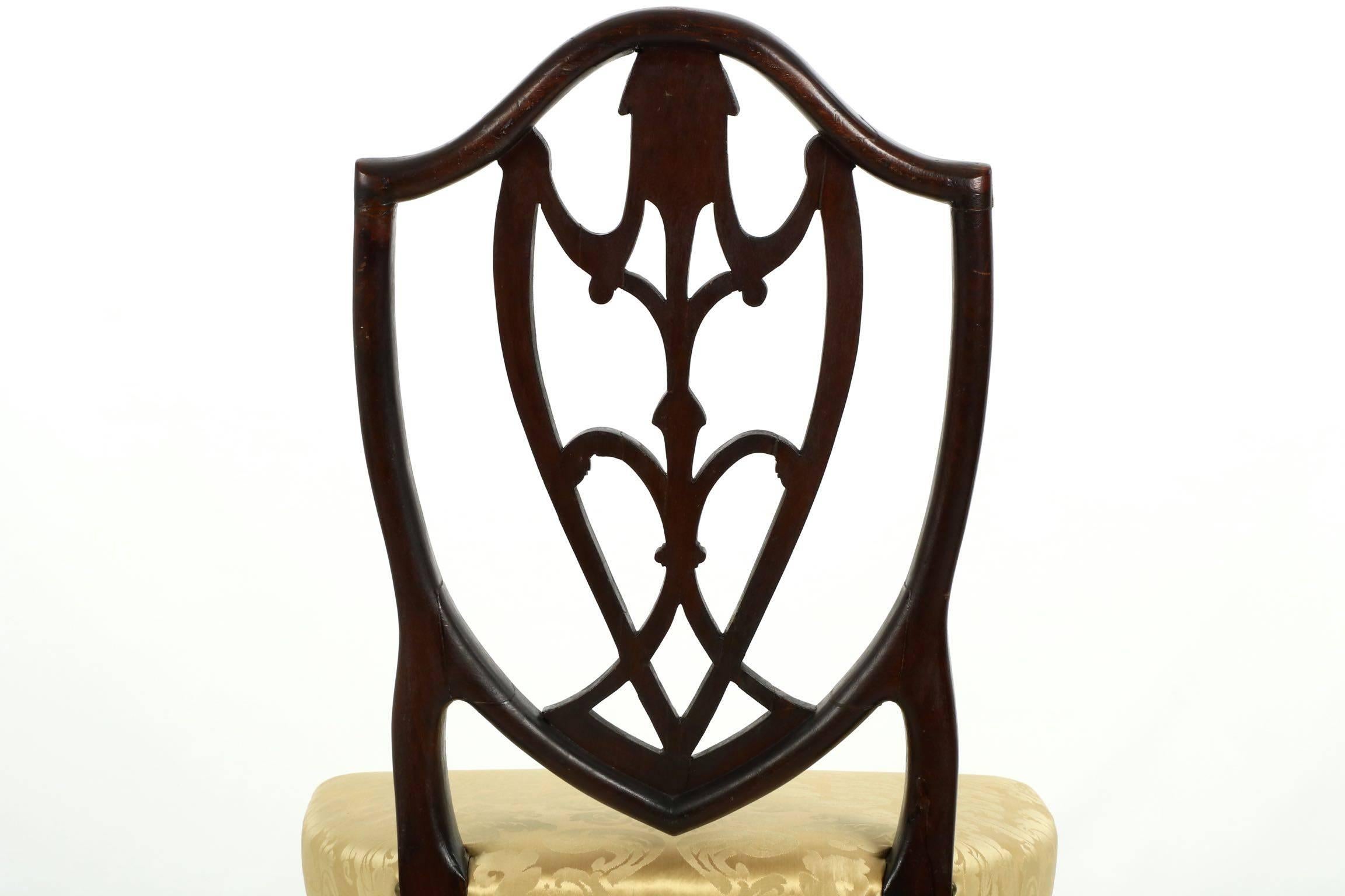 Exceptional American Federal Mahogany Side Chair, New York, circa 1790 3