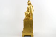 Fine French Empire Gilt Bronze Antique Mantel Clock by Honoré Pons, circa 1830