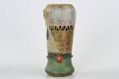 Fine Art Nouveau Amphora Rstk Fairy Tale Princess Portrait Vase, circa 1904-1905