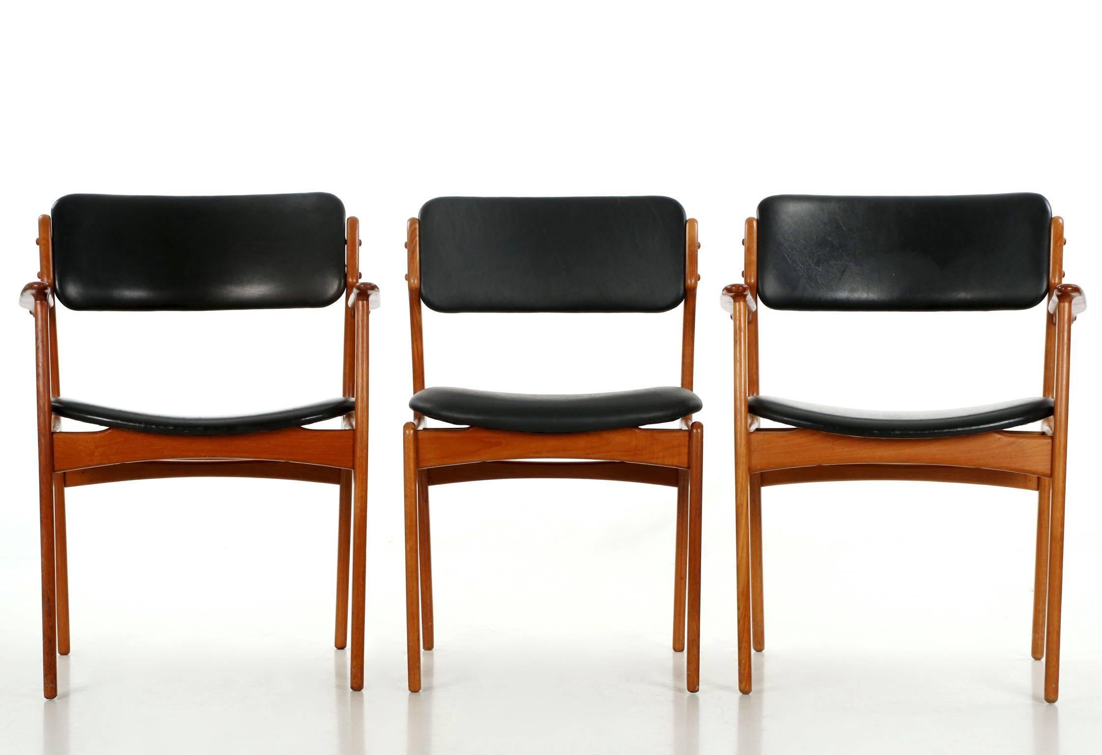 Set of Ten Danish Mid-Century Dining Chairs, Model 49 by Erik Buch for OD Mobler 2