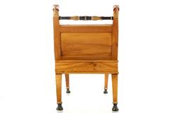 Fine Neoclassical Carved Eagle Antique Canapé Settee, 19th Century