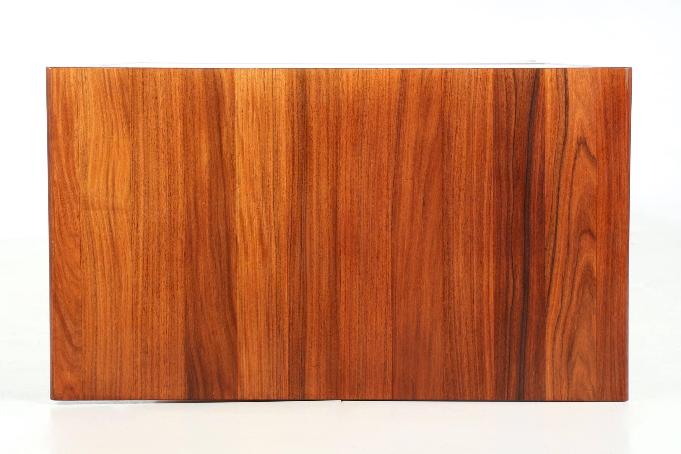 Mid-20th Century Danish Mid-Century Modern Rosewood Latticework Coffee Table by Komfort